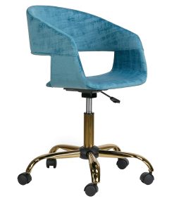 Glamour Home Amani Task Chair, Blue