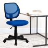 Flash Furniture Mesh Low-Back Swivel Chair, Blue/Black