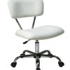 Office Star™ Avenue Six Vista Task Chair, Vinyl, White/Silver
