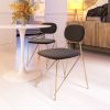 Safco® Vue™ Intensive Use Mesh Task Chair, Black Vinyl 4