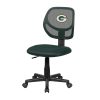 Flash Furniture HERCULES Series Church Chair With Book Rack, Hunter Green Dot/Gold Vein 3