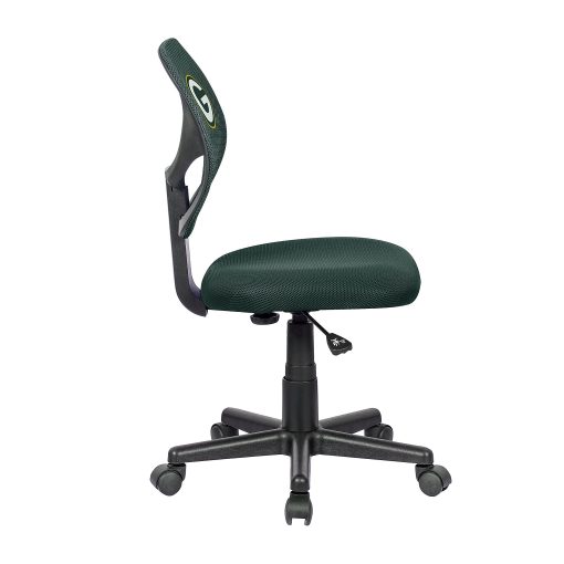 Imperial NFL Mesh Mid-Back Armless Task Chair, Green Bay Packers - Image 2