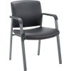 Boss Office Products Fabric Drafting Stool With Adjustable Arms, Black/Chrome 3