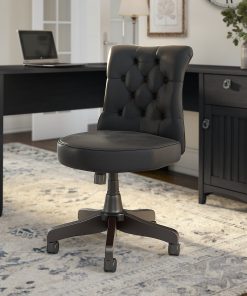 Bush Business Furniture Arden Lane Mid-Back Office Chair, Black, Standard Delivery 2