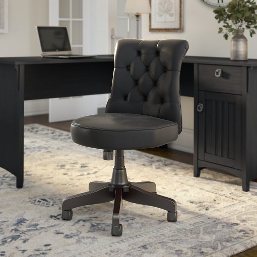 Bush Business Furniture Arden Lane Mid-Back Office Chair, Black, Standard Delivery - Image 2