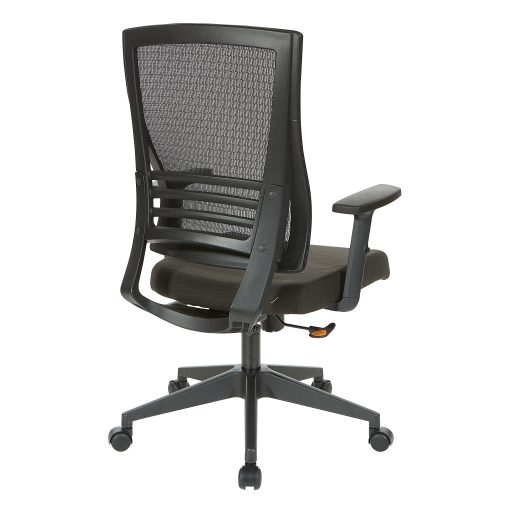Office Star™ WorkSmart Mesh-Back Manager Chair, Black