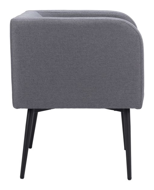 Zuo Horbat Dining Accent Chair, Gray - Image 2