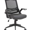 Lorell® Chadwick Bonded Leather Mid-Back Chair, Black 4
