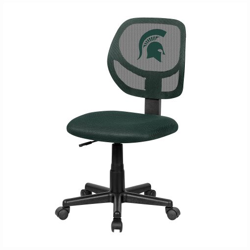 Imperial NCAA Mesh Mid-Back Armless Task Chair, Michigan State University - Image 2