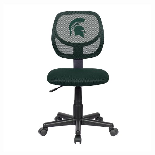Imperial NCAA Mesh Mid-Back Armless Task Chair, Michigan State University