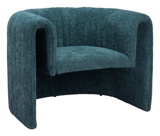 Zuo Viana Accent Chair, Aquamarine