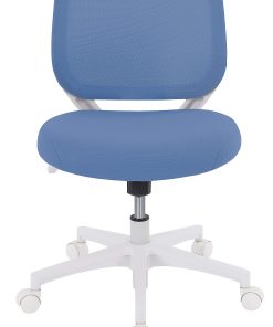 Realspace® Adley Mesh/Fabric Low-Back Task Chair, New Blue/White 2