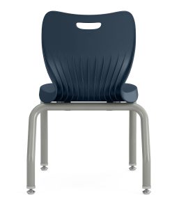 HON SmartLink Plastic 4-Leg 14”H Stackable Chairs, Regatta/Platinum, Set Of 4 Chairs 2