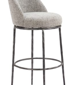 Zuo Nordhavn Swivel Barstool, Gray