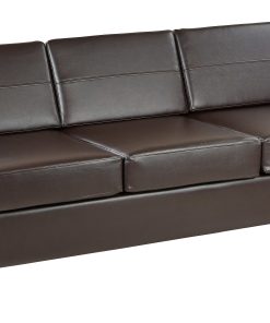 Ave Six Pacific Sofa, Espresso/Chrome 2