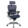 Glamour Home Adan Ergonomic Faux Leather Mid-Back Adjustable Height Swivel Office Task Chair, Brown 3