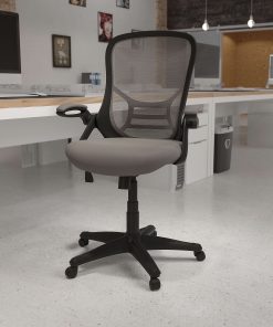 Flash Furniture Ergonomic Mesh High-Back Office Chair, Light Gray 2