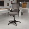 Office Star™ Space Seating 63 Series Bonded Leather Executive Big And Tall High-Back Chair With Headrest, Black 3
