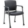 Boss Office Products Nesting Chairs, Black/Chrome, Set of 2 4