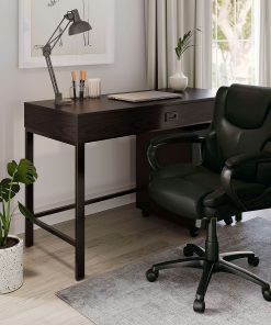 Realspace® Mayhart Vinyl Mid-Back Task Office Chair, Black, BIFMA Compliant 2