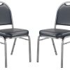 Lorell® Barrel Club Bonded Leather Armchair, Black 3