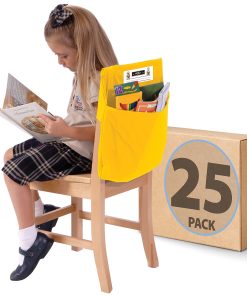 Victor Seat Sack® Chair Cover Classroom Pack, 19″ x 1/2″, Yellow, Pack Of 25 Covers 2