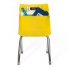 Boss Office Products Drafting Stool, No Arms, Burgundy/Chrome, B1615-BY 4