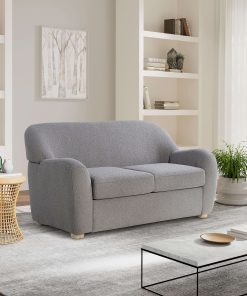 Lifestyle Solutions Gilroy Loveseat, 32-3/4”H x 57-1/10”W x 33-1/10”D, Gray 2