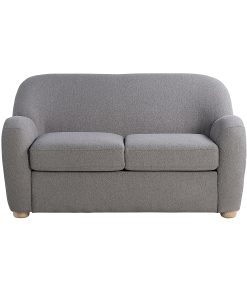 Lifestyle Solutions Gilroy Loveseat, 32-3/4”H x 57-1/10”W x 33-1/10”D, Gray