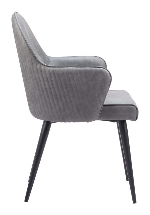 Zuo Silloth Dining Accent Chair, Gray - Image 2