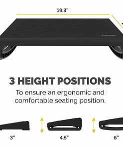 Fellowes Breyta Adjustable Footrest Black – Black – 1 Each 2