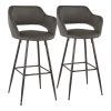 National Public Seating® 6700 Series Kangaroo Polyurethane Task Chair, 16″ to 21″ Seat Height, Black 3