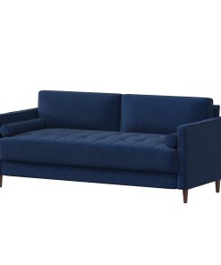 Lifestyle Solutions Lillian Sofa, Navy Blue