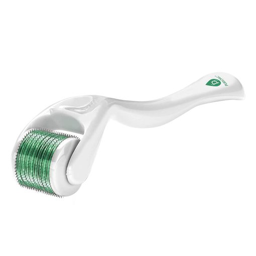 Pursonic MDR500 0.5 mm Micro-Needle Anti-Aging Derma Roller, 1-1/4”H x 1”W x 5”D, Green