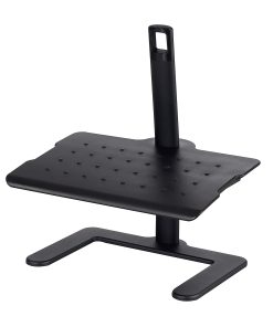 Safco® Height Adjustable Footrest, 21 1/2"H x 20 1/2"W x 14 1/2"D, Black