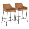Safco® Vue™ Heavy-Duty Stool, Mesh Back/Vinyl Seat, Black 4