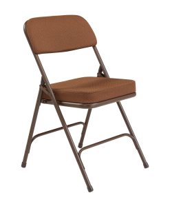 National Public Seating 3200 Series Folding Chairs, Antique Gold/Brown, Set Of 2 Chairs 2