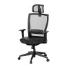 Flash Furniture Hansel LeatherSoft™ Faux Leather Mid-Back Executive Office Chair, White 4