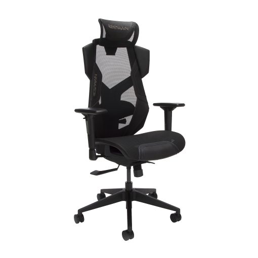 RESPAWN FLEXX Mesh Gaming Chair With Lumbar Support, Black, RPN00015