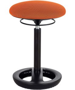 Safco® Twixt® Active Seating Chair, Desk Height, Orange 2