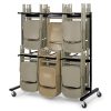 Lorell® Millenia Pneumatic Task Stool, Black 3