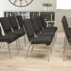 Lorell® Vinyl Padded Seat Folding Chair, Beige, Set Of 4 3