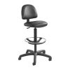 Flash Furniture HERCULES Series Big & Tall 400 lb. Rated Ergonomic Drafting Chair with Rectangular Back, Black 3