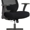 WorkPro® 4000 Series Multifunction Ergonomic Mesh/Fabric High-Back Executive Office Chair, Black/Black, BIFMA Compliant 4