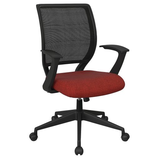 Office Star™ Work Smart Mesh Task Chair, Cherry/Black - Image 2