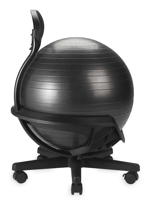 Gaiam Ultimate Balance Ball Chair, Black - Image 2