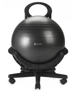 Gaiam Ultimate Balance Ball Chair, Black