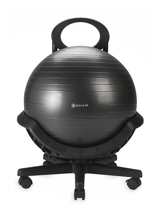 Gaiam Ultimate Balance Ball Chair, Black