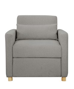 Lifestyle Solutions Serta Isla Convertible Chair, Gray