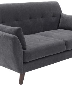Serta® Artesia Collection Loveseat, Slate Gray/Chestnut 2